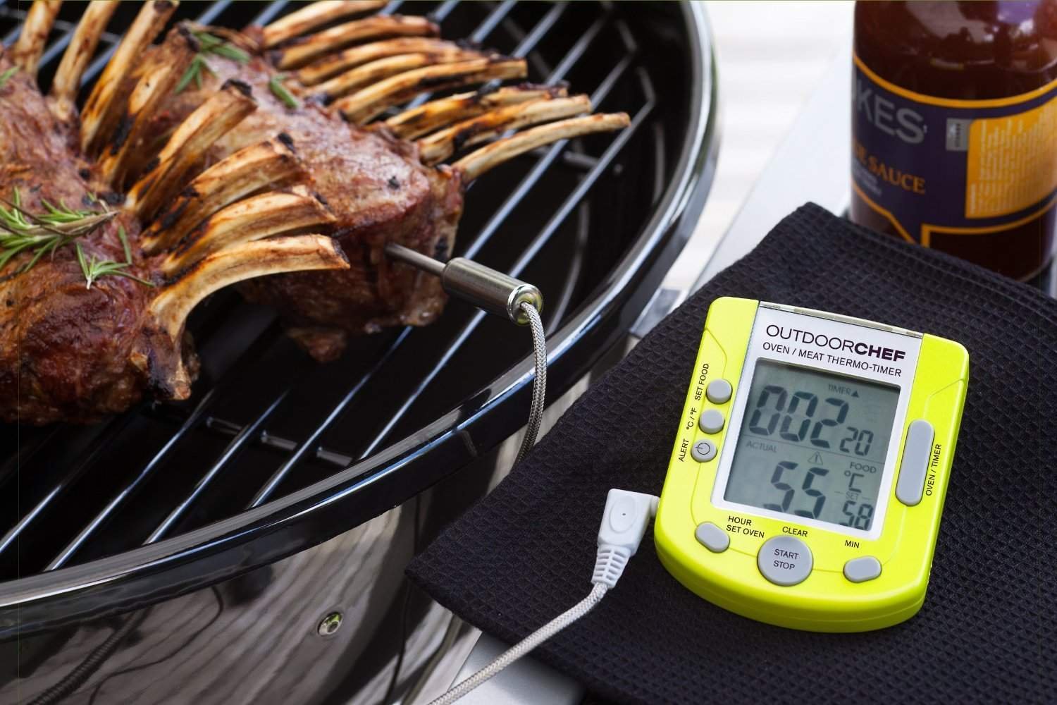 Termometri per Carne, Indicatore di Temperatura Grill Pit Sostituzione  Quadrante del Termometro per la Cottura di Carne Rilevatore di Temperatura  di