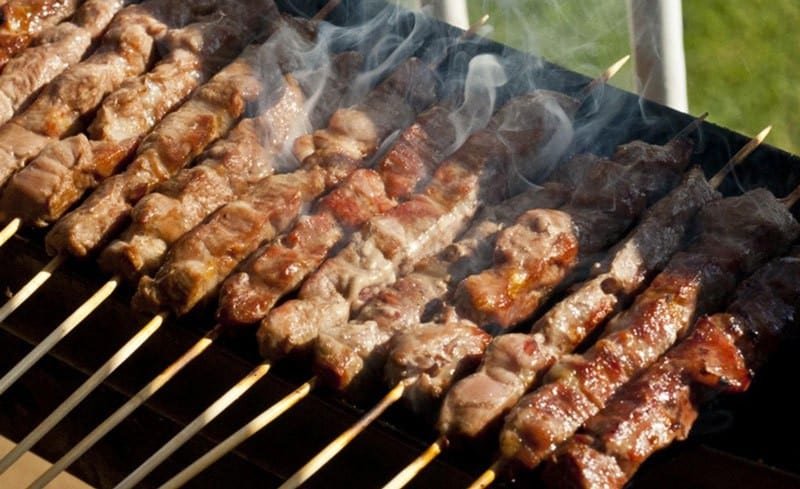CUBO FABBRICA ARROSTICINI Kebab Spiedini Barbecue Tagliaspiedini