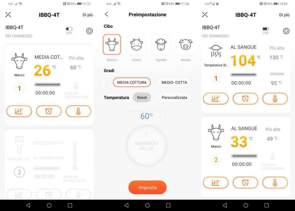 app termometro inkbird IBBQ-4T