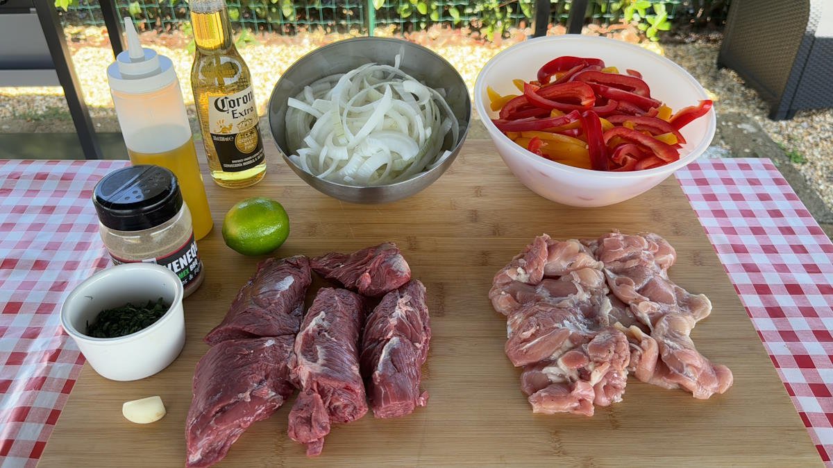 Ingredienti Fajits mista pollo manzo